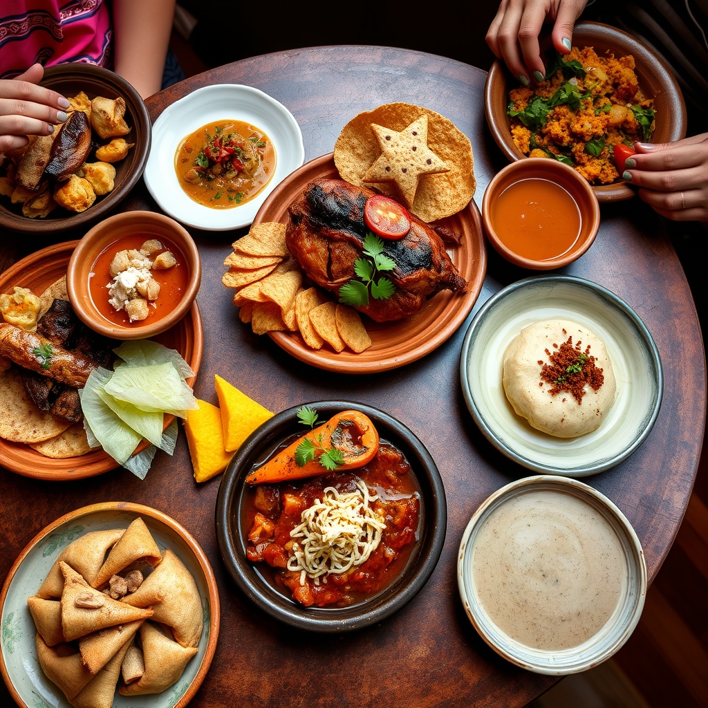 Gastronomia yucateca tradicional en un restaurante de Merida Yucatan